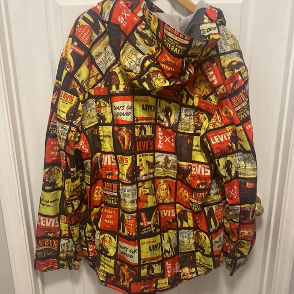 686 x Levis Cowboy Comic Strip Print Jacket - Picture 5 of 5